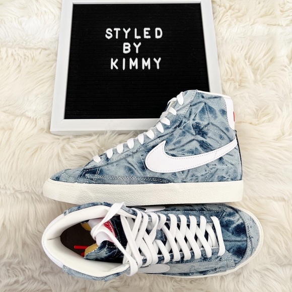 NIKE Blazer Mid 77 Shoes Sneakers Shoe New - Picture 4 of 5